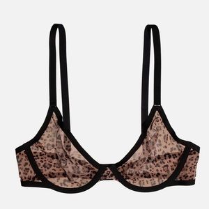 CUUP Plunge bra leopard 36C